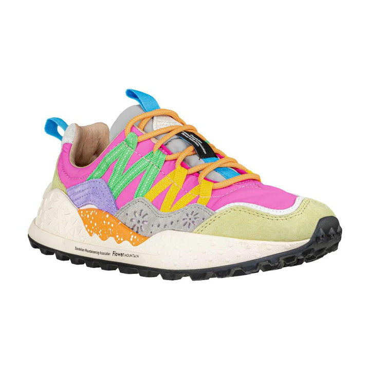 Flower Mountain Sneakers Washi Light Green-Salmon-Azure