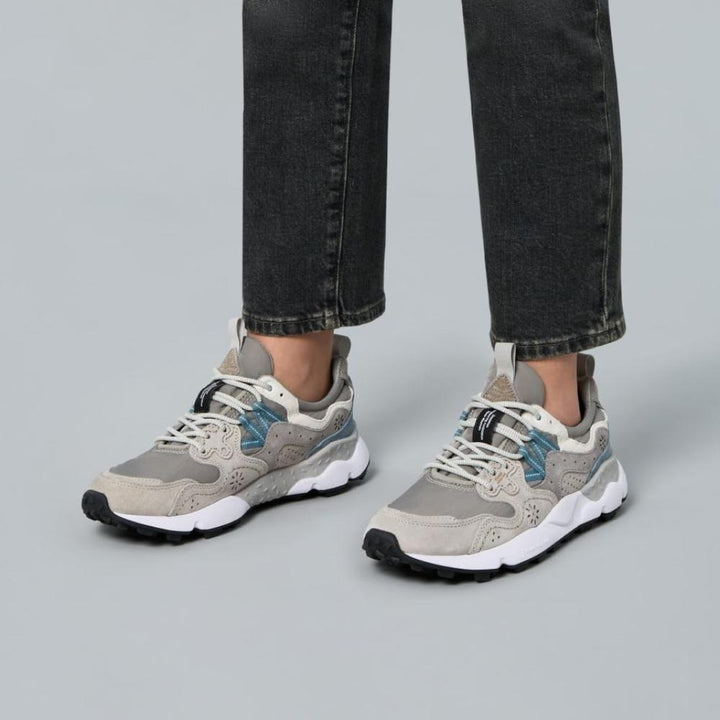 Flower Mountain Yamano 3 UNI Sneakers Suede Uomo Grigio Scuro