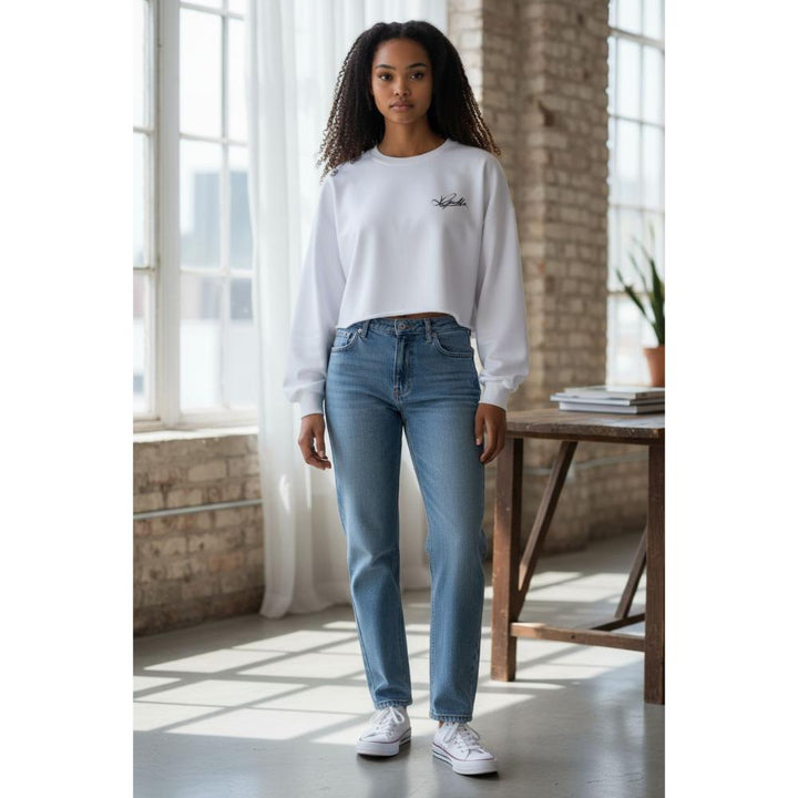 Gaëlle Paris Felpa Bianca Donna