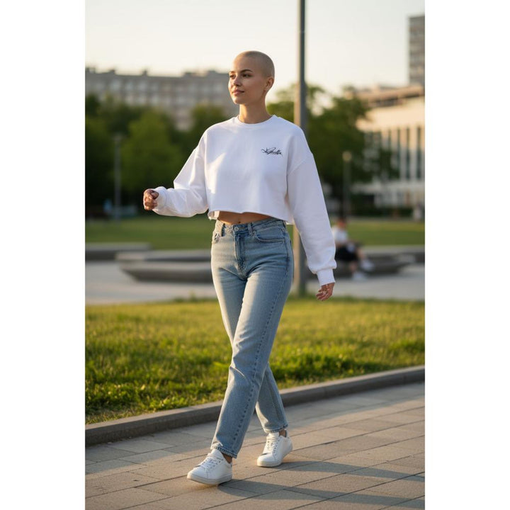Gaëlle Paris Felpa Bianca Donna