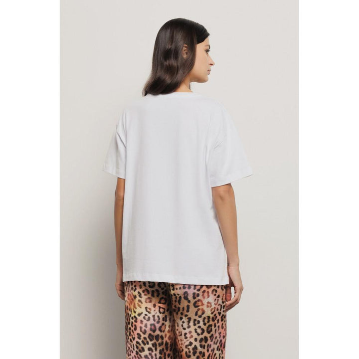 Gaëlle Paris Jersey T-shirt Bianco