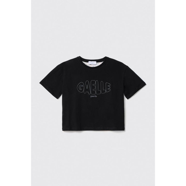 Gaëlle Paris T-shirt Jersey Paricollo Nero