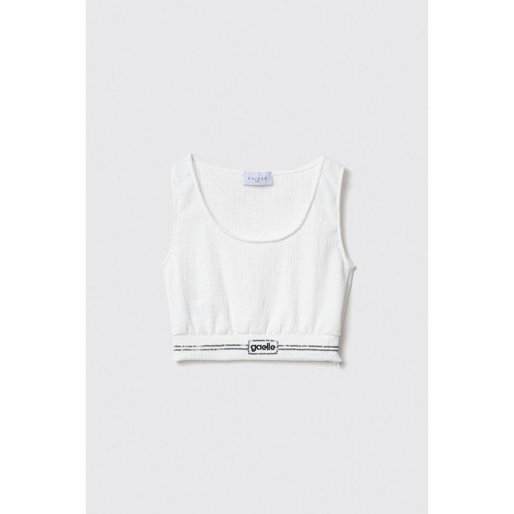 Gaëlle Paris Top Bianco