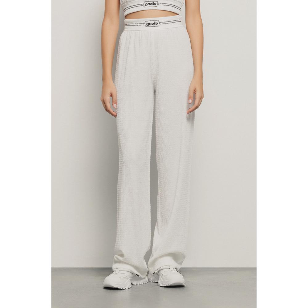 Gaëlle Paris Pantalone Bianco