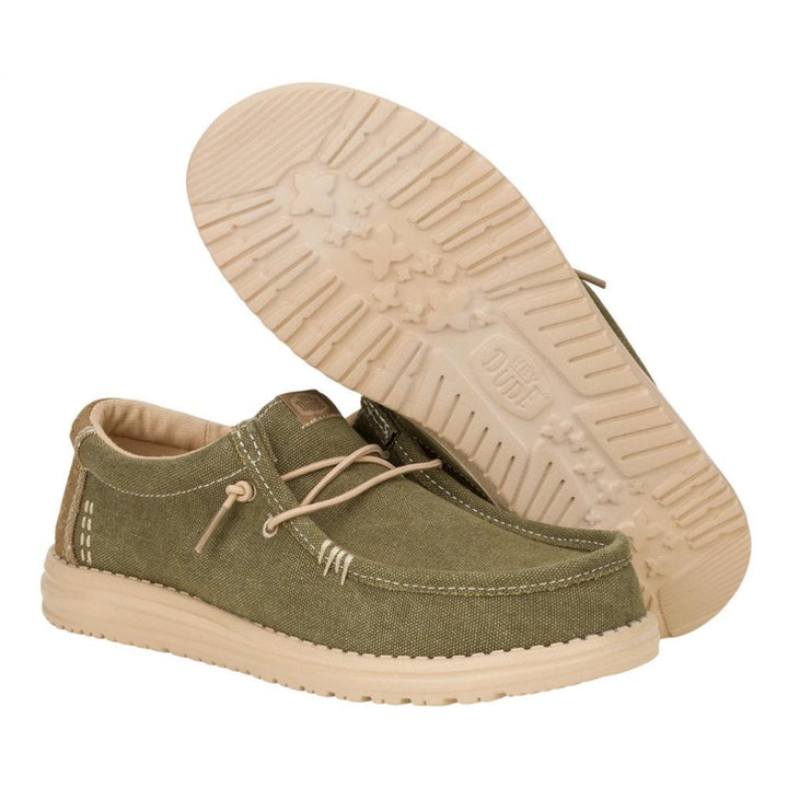 Heydude Wally Workwear Uomo Dusky Green/Irish Cream