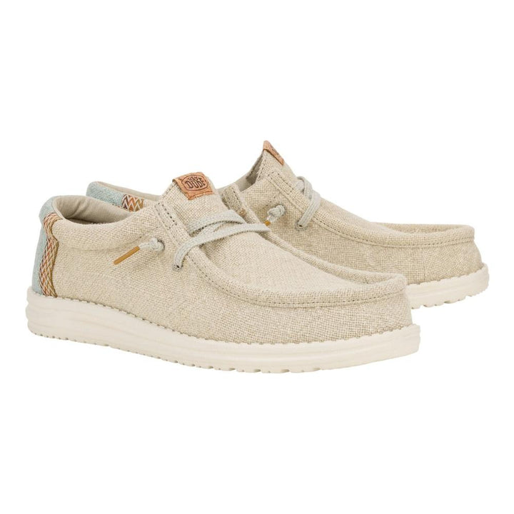 Heydude Wally Jute Uomo Stone Grey/Iceberg Green