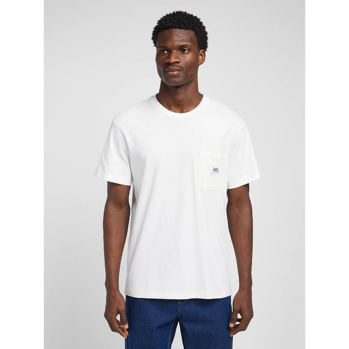 Lee Workwear Pocket Tee Uomo Ecru