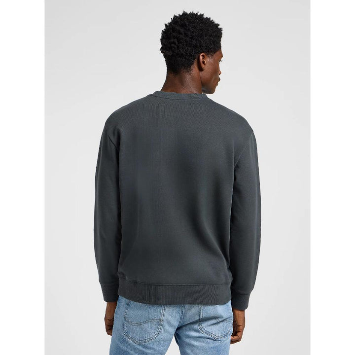 Lee Wobbly Lee Sweatshirt Uomo Black
