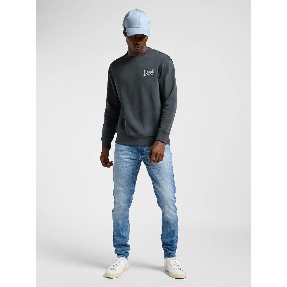 Lee Wobbly Lee Sweatshirt Uomo Black