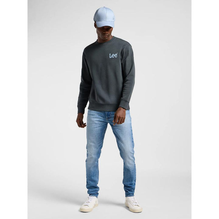 Lee Wobbly Lee Sweatshirt Uomo Black