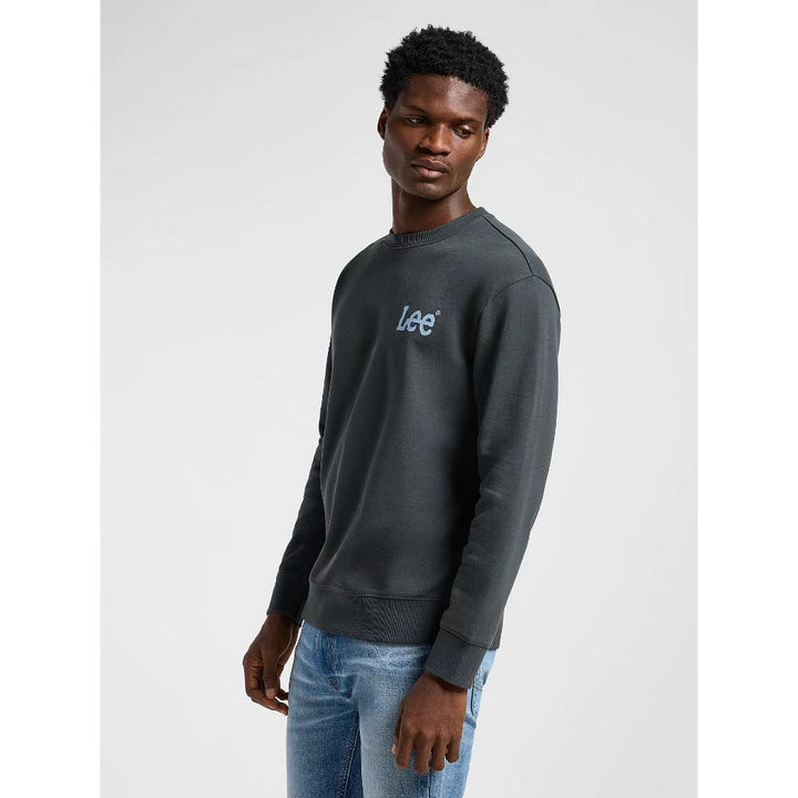 Lee Wobbly Lee Sweatshirt Uomo Black