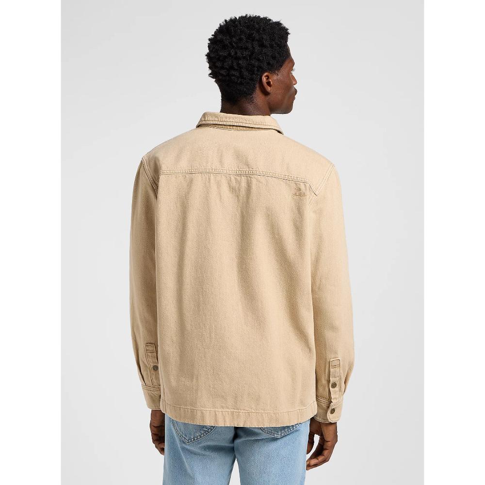 Lee 2 Pocket Overshirt Uomo Cappucino