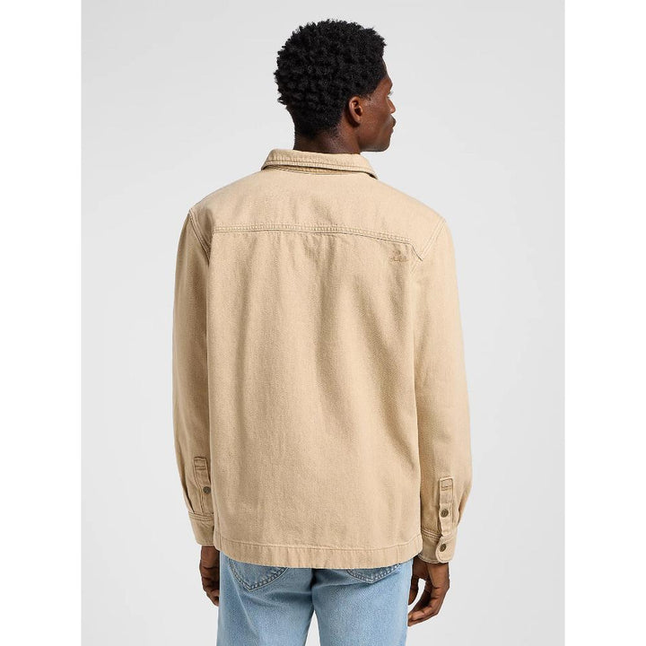 Lee 2 Pocket Overshirt Uomo Cappucino