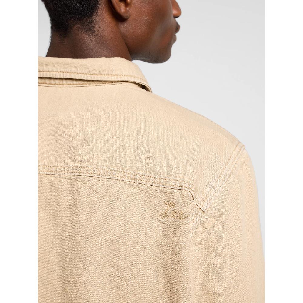 Lee 2 Pocket Overshirt Uomo Cappucino