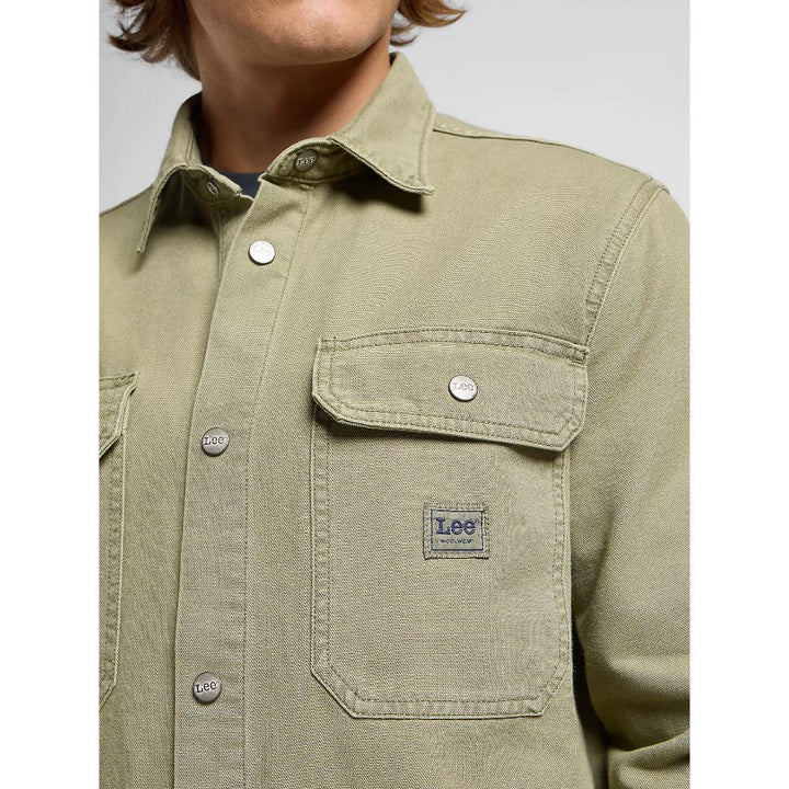 Lee Workwear Overshirt Uomo Mercantile Green
