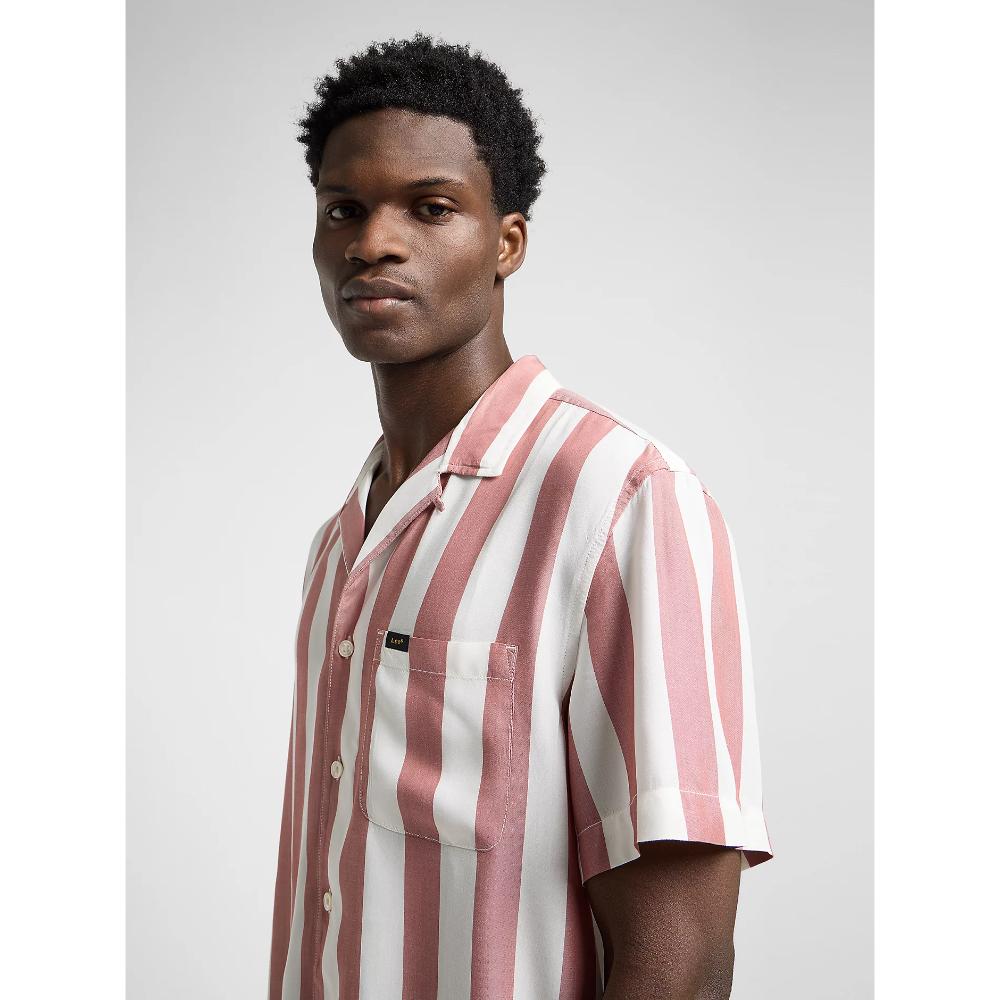 Lee Short Sleeve Resort Shirt Uomo Sepia