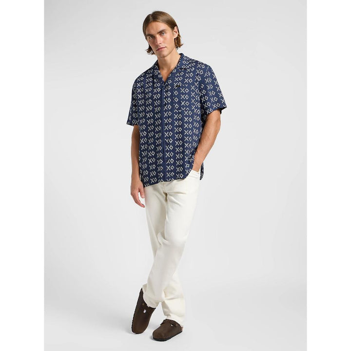 Lee Short Sleeve Resort Shirt Uomo Rivet Ecru