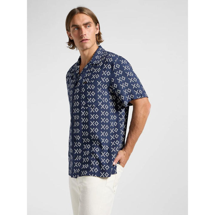 Lee Short Sleeve Resort Shirt Uomo Rivet Ecru