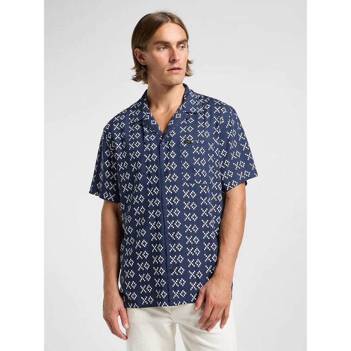 Lee Short Sleeve Resort Shirt Uomo Rivet Ecru