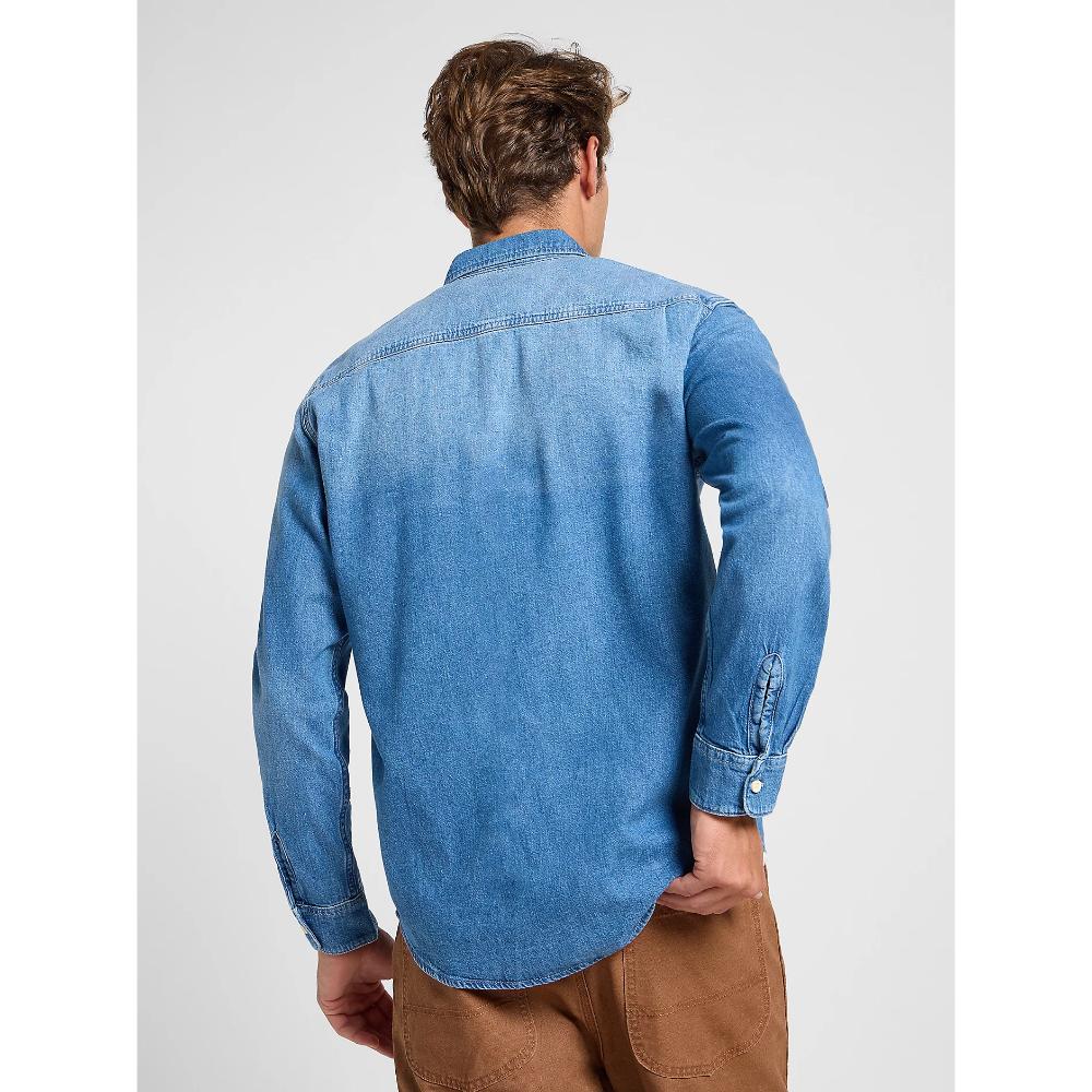 Lee Workwear Shirt 2.0 Uomo Mid Denim
