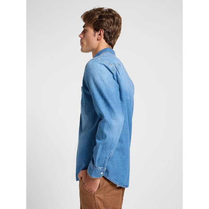 Lee Workwear Shirt 2.0 Uomo Mid Denim
