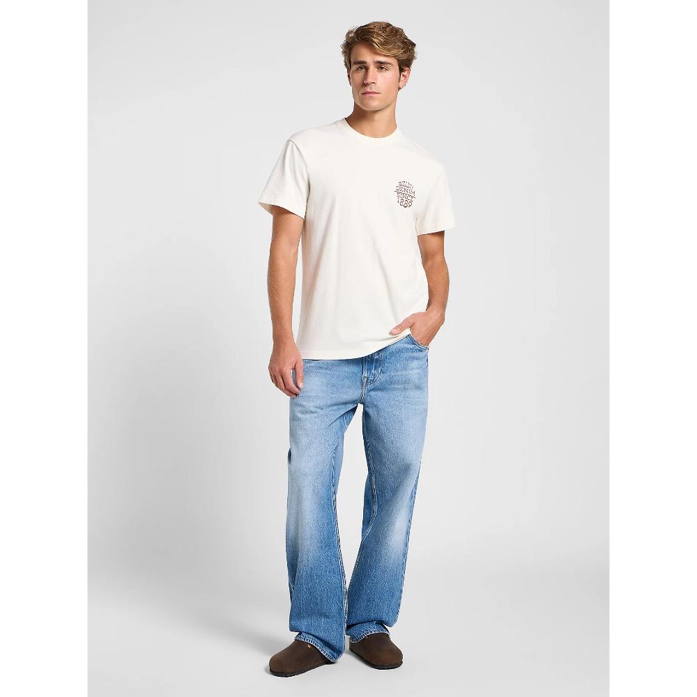 Lee Short Sleeve Relaxed T-shirt Tee Uomo Ecru