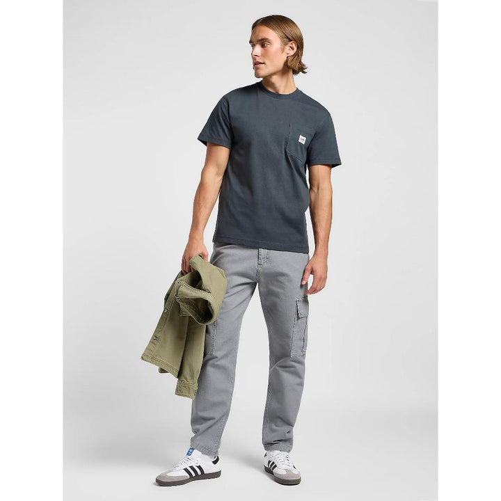 Lee Workwear Pocket Tee Uomo Washed Black