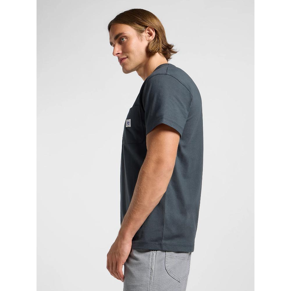 Lee Workwear Pocket Tee Uomo Washed Black