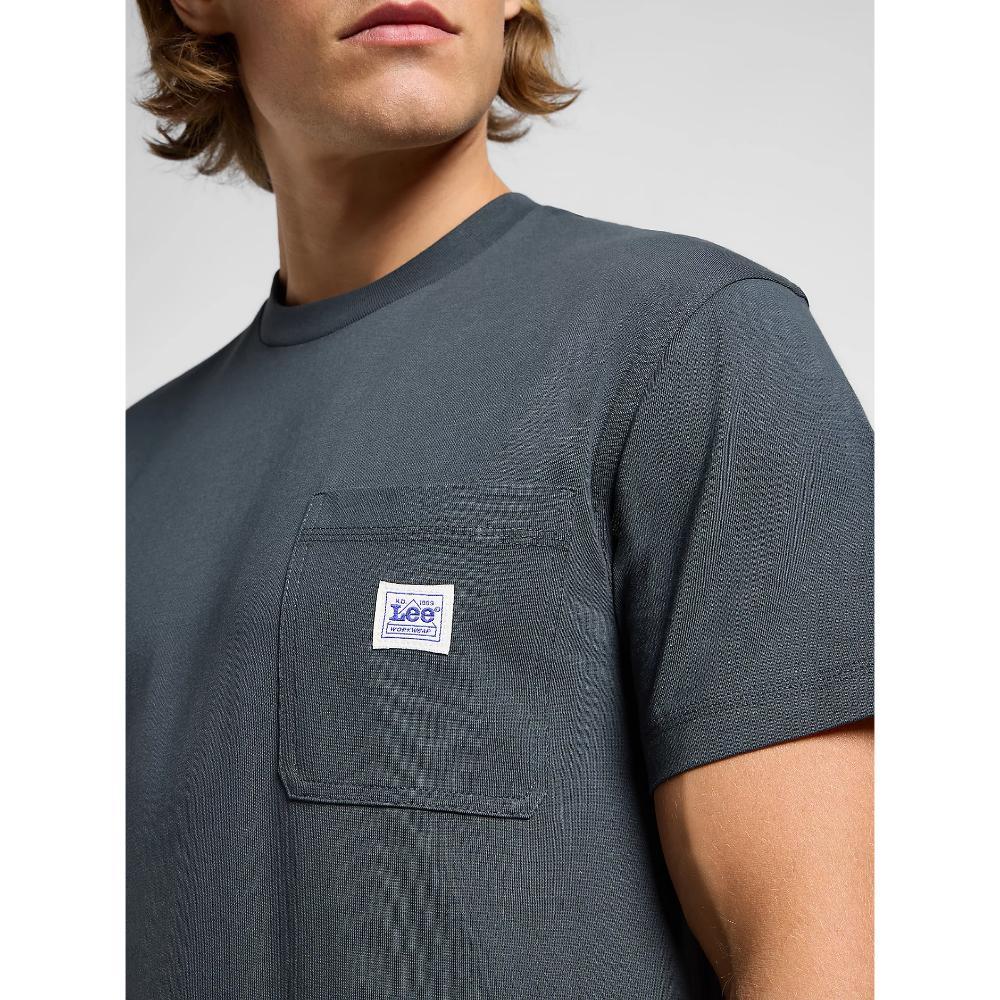 Lee Workwear Pocket Tee Uomo Washed Black