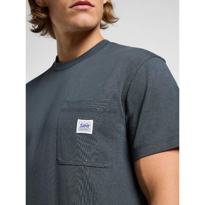 Lee Workwear Pocket Tee Uomo Washed Black