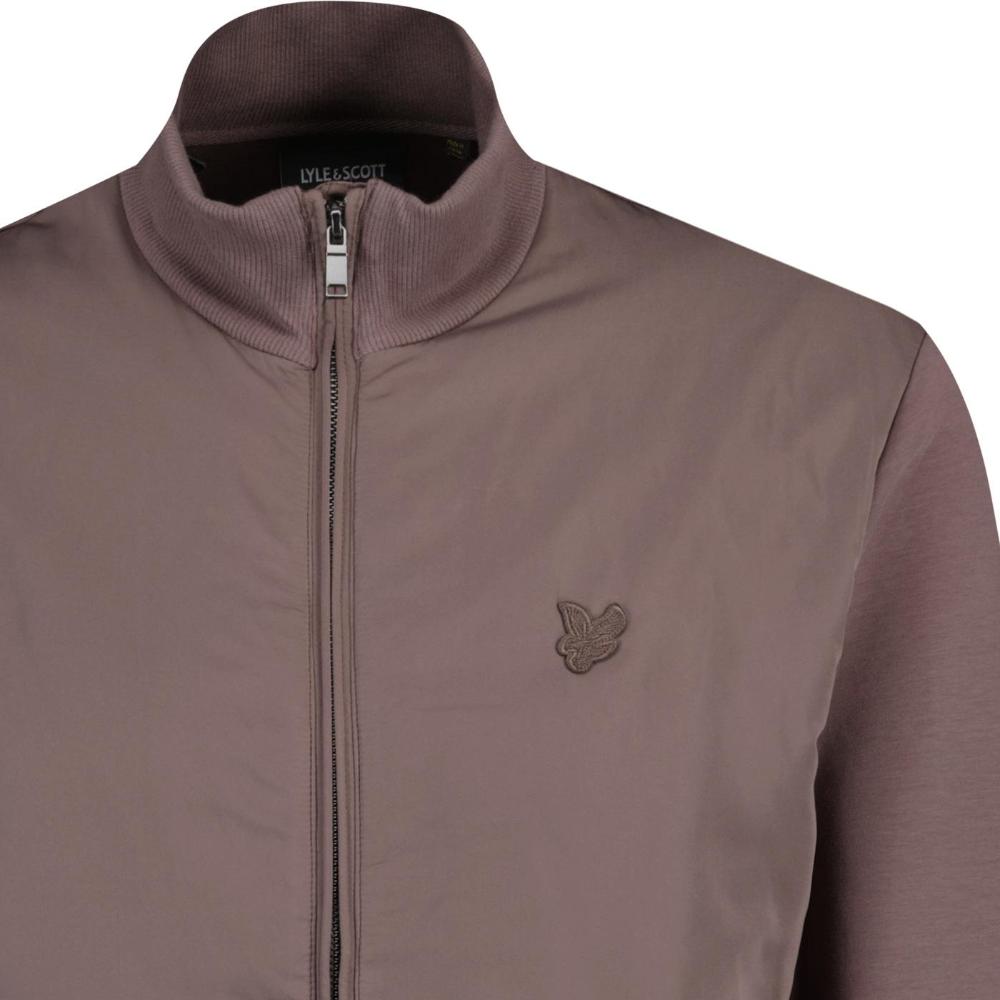 Lyle & Scott Tonale Hybrid Jacket Uomo Plum Truffle