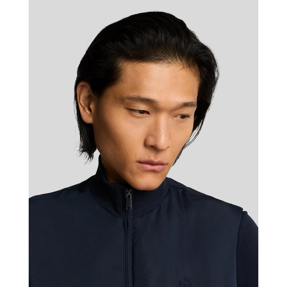 Lyle & Scott Tonal Hybrid Gilet Uomo Dark Navy
