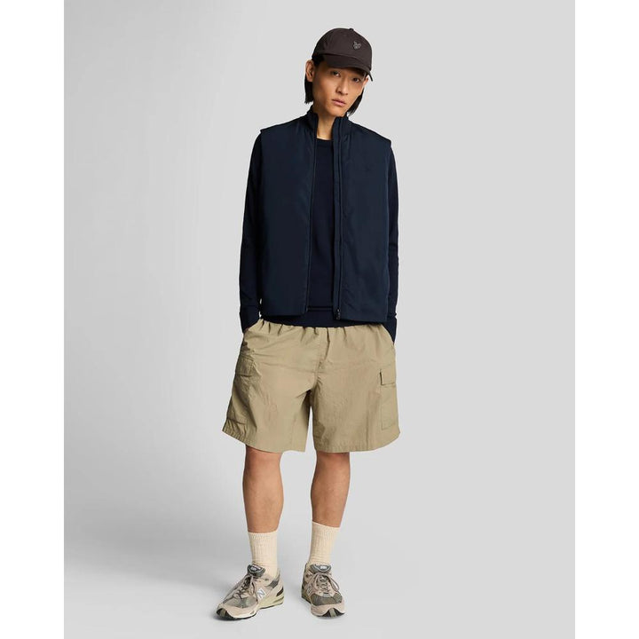 Lyle & Scott Tonal Hybrid Gilet Uomo Dark Navy