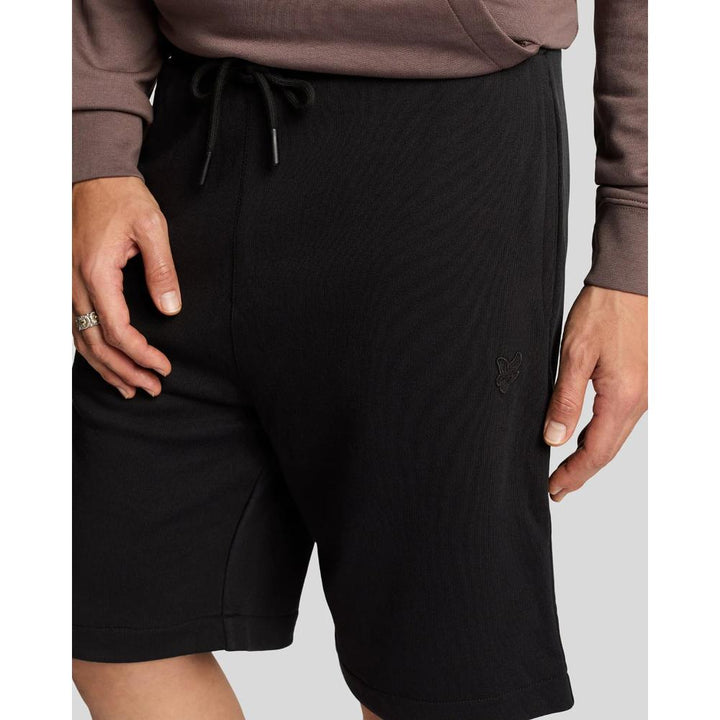 Lyle & Scott Superfine Sweat Shorts Uomo Jet Black