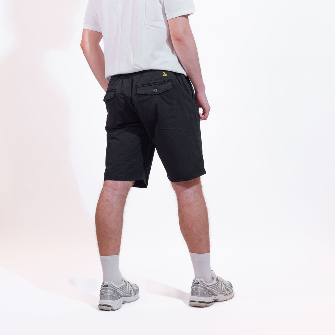 Lyle & Scott Bermuda Chino Black