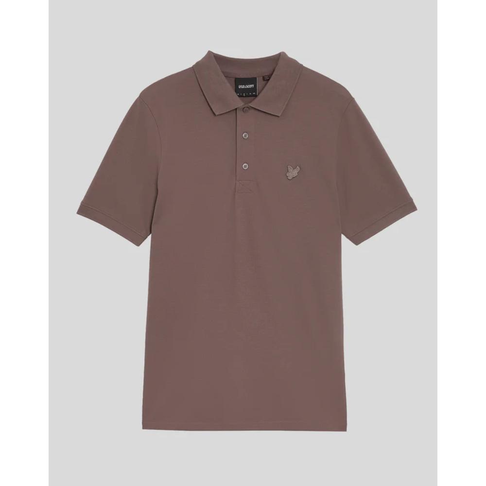Lyle & Scott Superfine Polo Shirt Uomo Plum Truffle