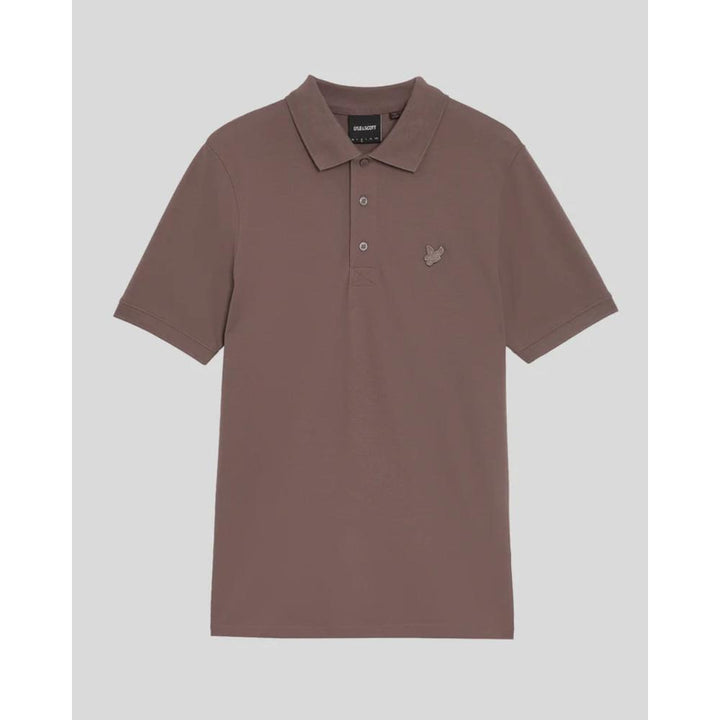 Lyle & Scott Superfine Polo Shirt Uomo Plum Truffle