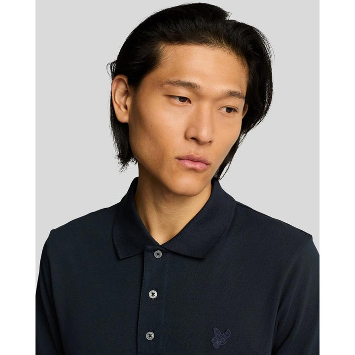 Lyle & Scott Superfine Polo Shirt Uomo Dark Navy