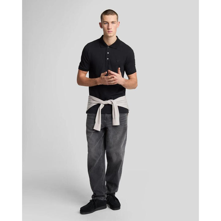 Lyle & Scott Superfine Polo Shirt Uomo Jet Black