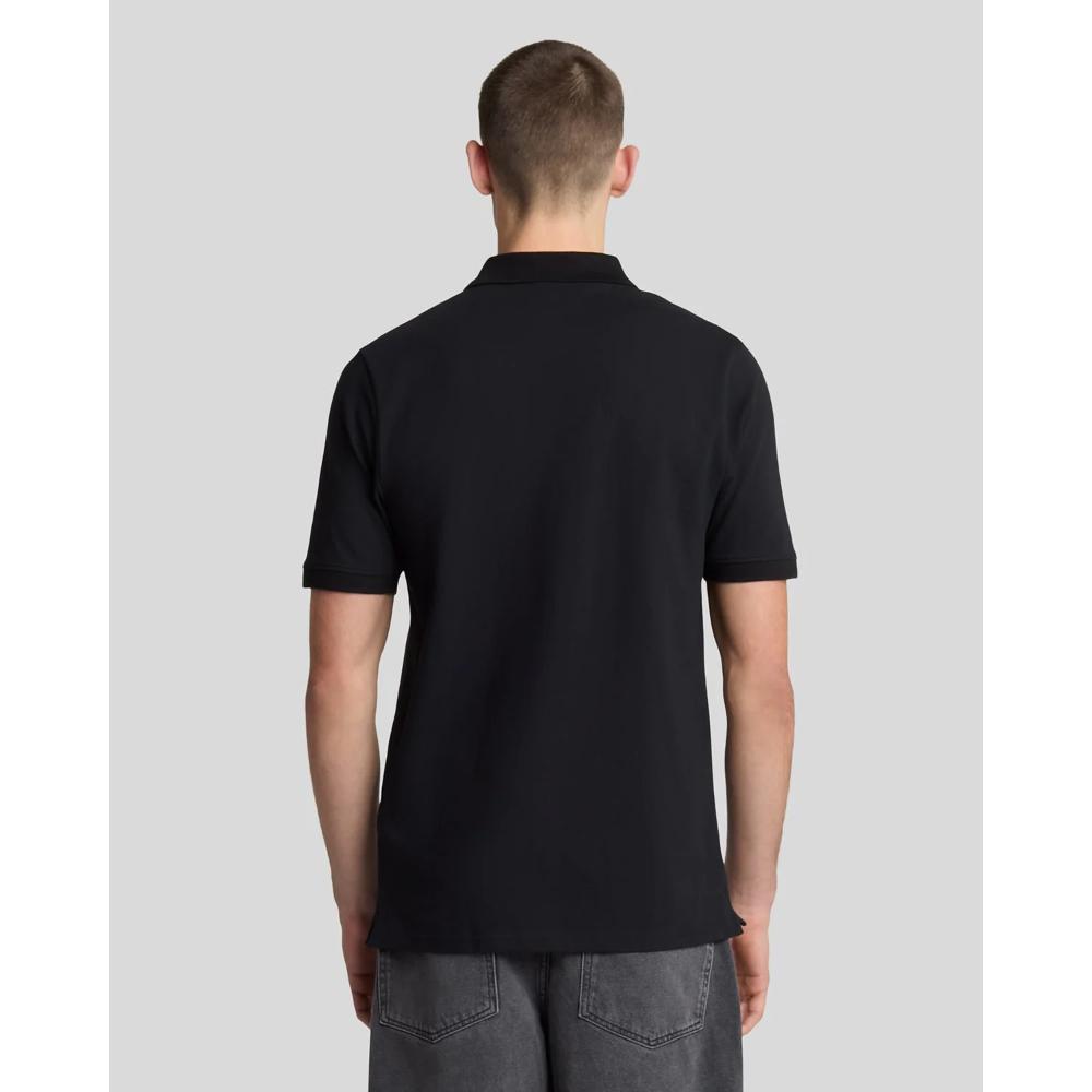 Lyle & Scott Superfine Polo Shirt Uomo Jet Black