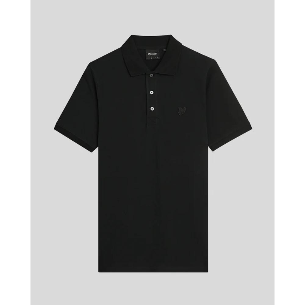 Lyle & Scott Superfine Polo Shirt Uomo Jet Black