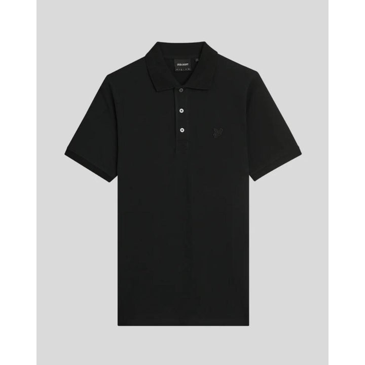 Lyle & Scott Superfine Polo Shirt Uomo Jet Black