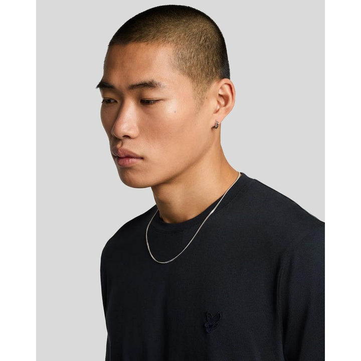 Lyle & Scott Superfine T-Shirt Uomo Dark Navy