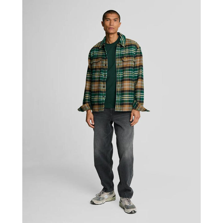 Lyle & Scoot Plain T-Shirt Uomo Dark Green