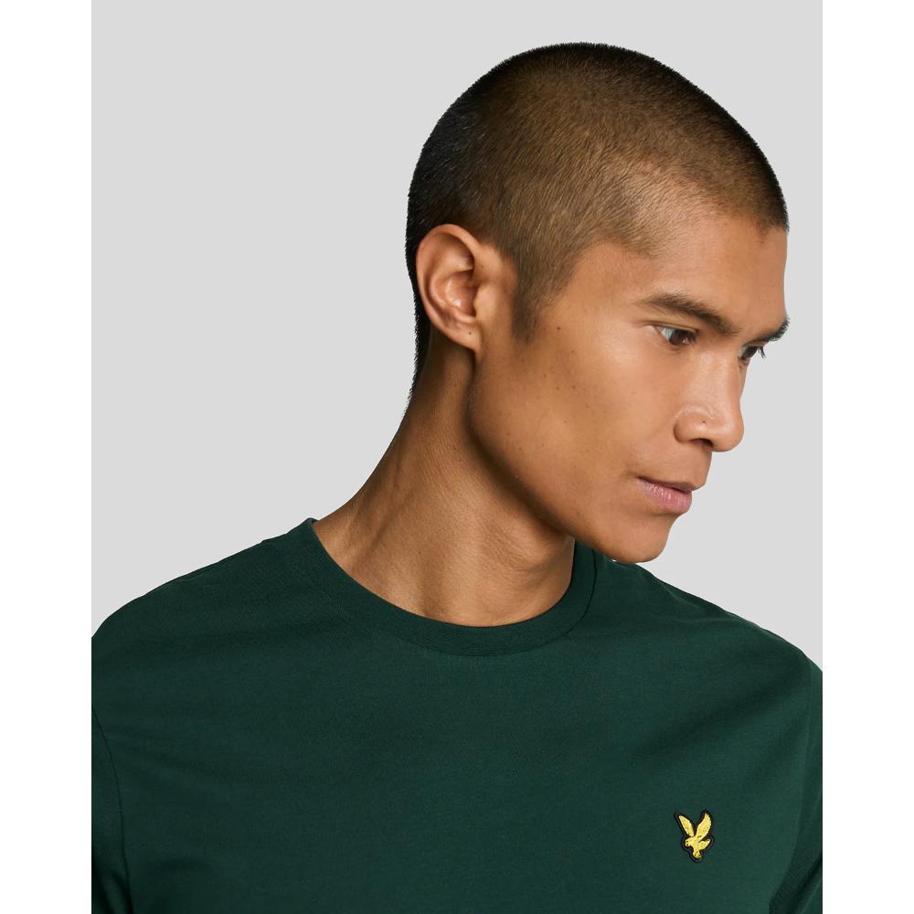 Lyle & Scoot Plain T-Shirt Uomo Dark Green