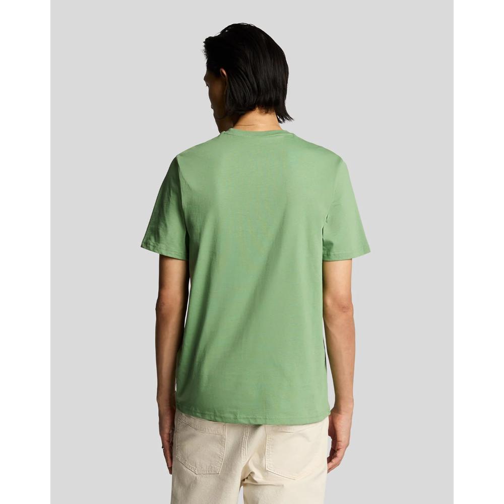 Lyle & Scoot Plain T-Shirt Uomo Smoke Green