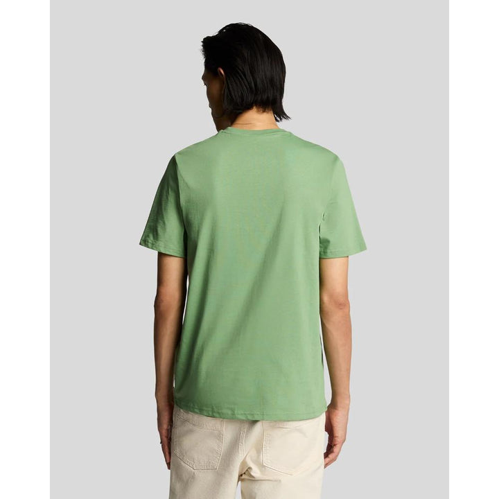 Lyle & Scoot Plain T-Shirt Uomo Smoke Green