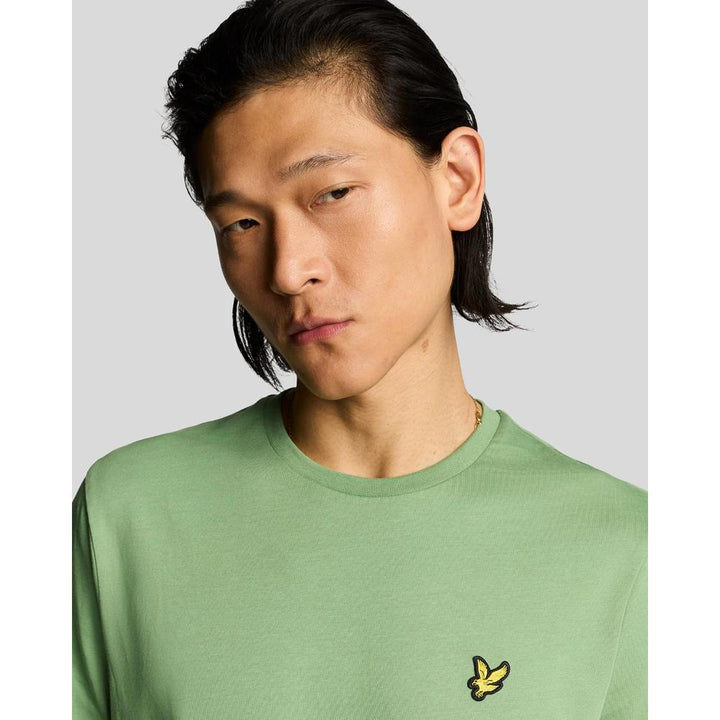 Lyle & Scoot Plain T-Shirt Uomo Smoke Green