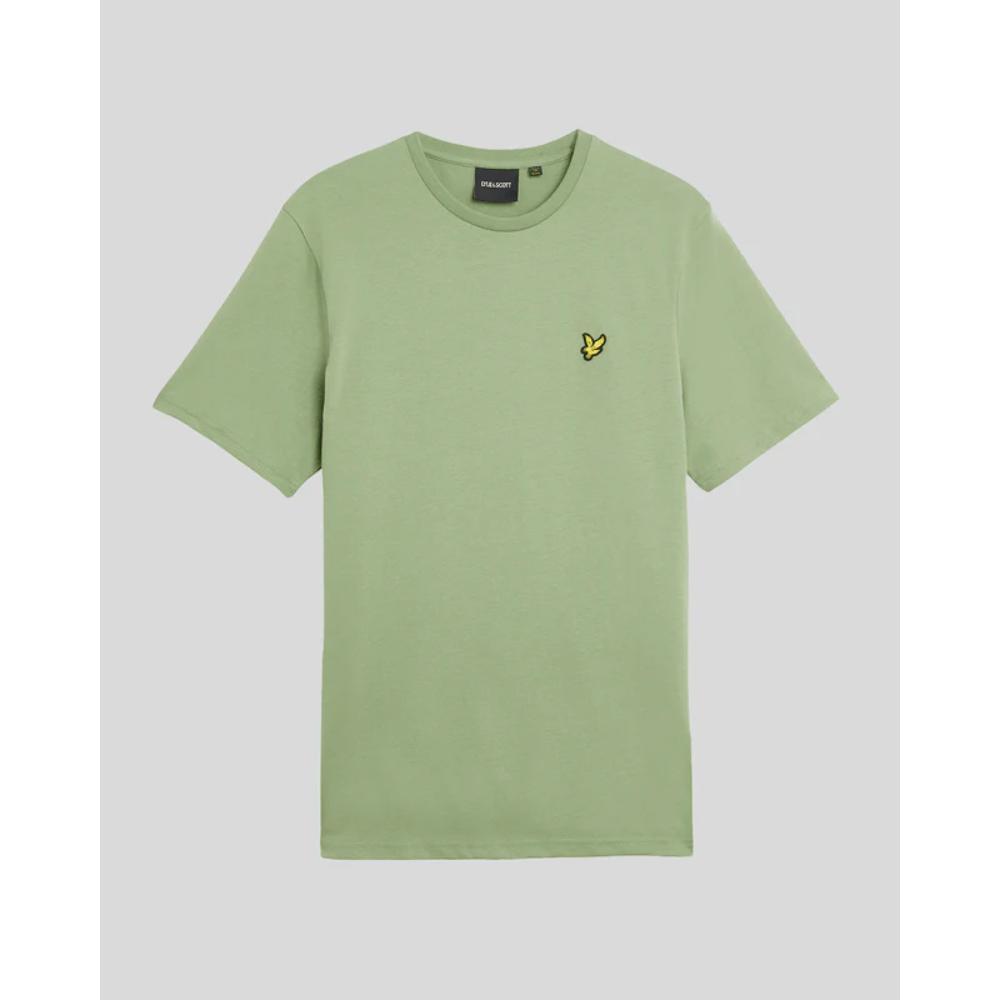 Lyle & Scoot Plain T-Shirt Uomo Smoke Green