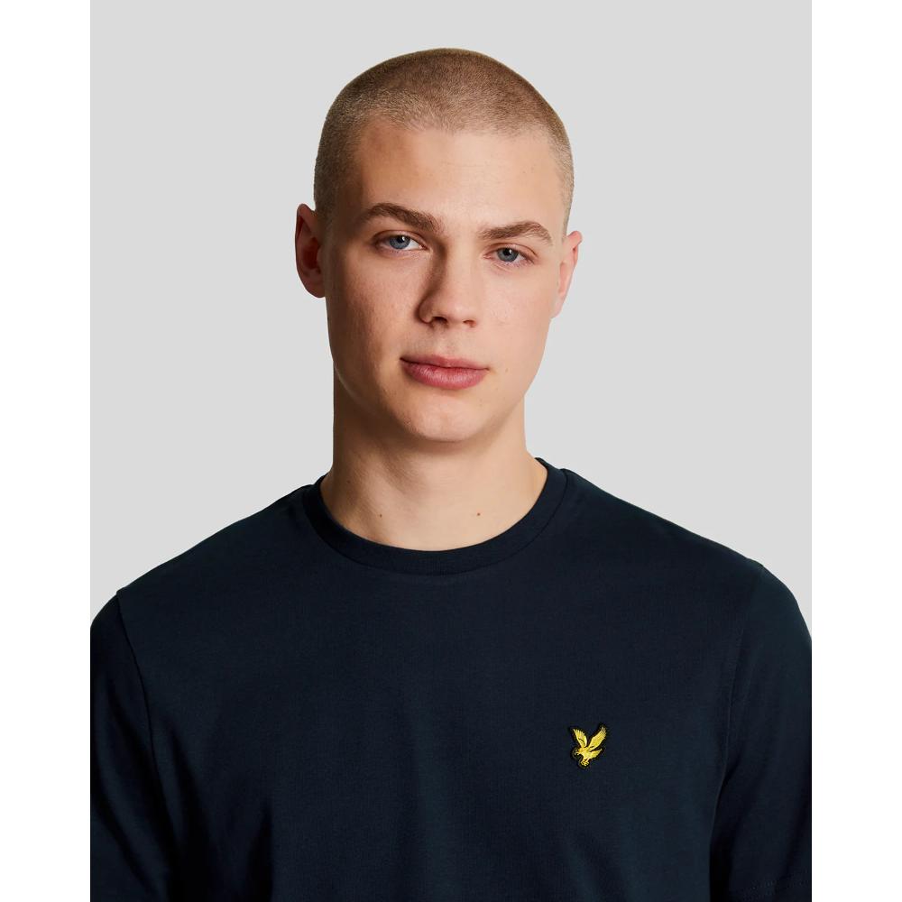 Lyle & Scoot Plain T-Shirt Uomo Dark Navy